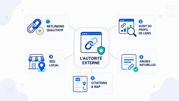 Optimisation SEO : les actions prioritaires pour améliorer votre référencement 4 L'autorité externe en Seo