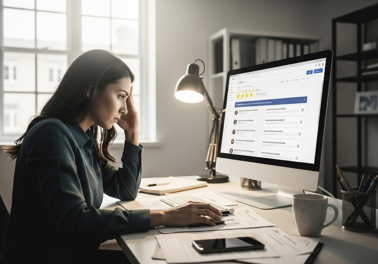 Disparition des avis dans Google