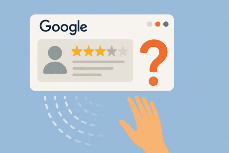 Disparition d'avis dans Google