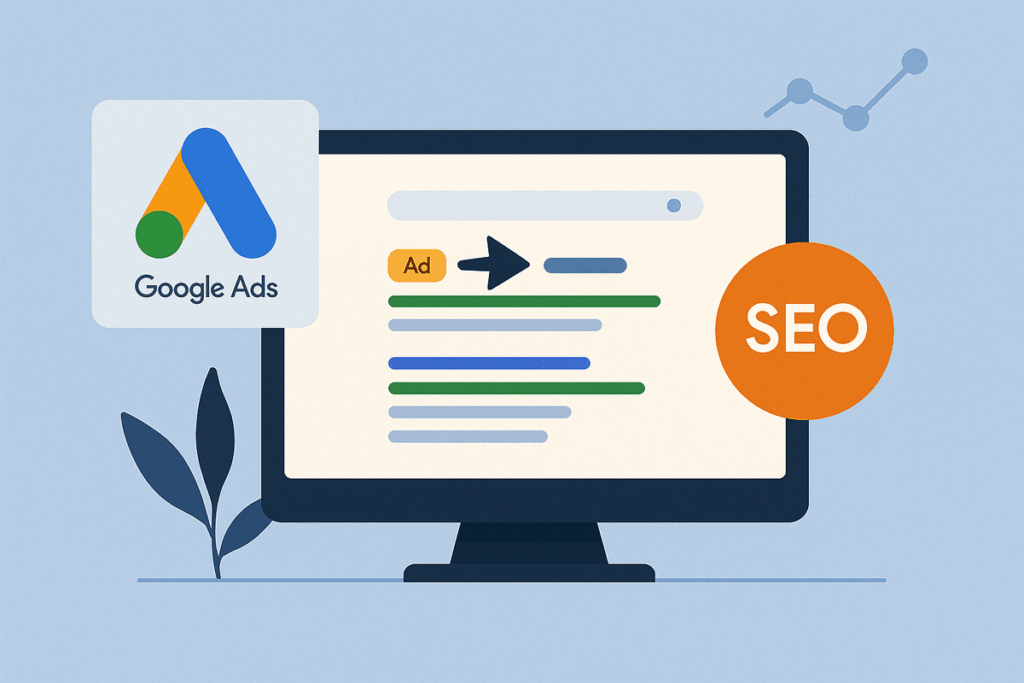 Synergie Google Ads et Seo