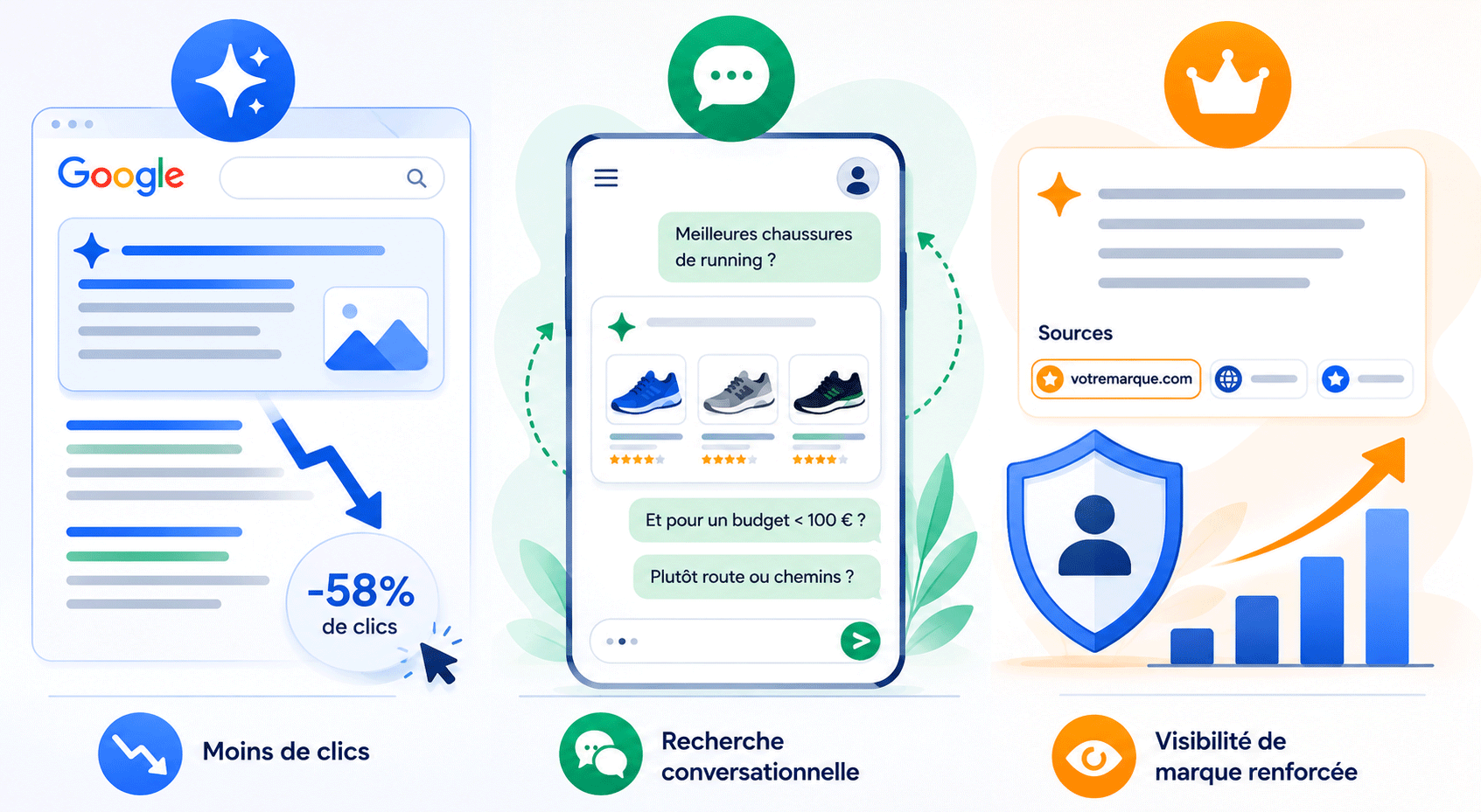 AI Overviews et AI Mode : impact sur votre SEO en 2026 2 L'impact de AI overview sur le SEO